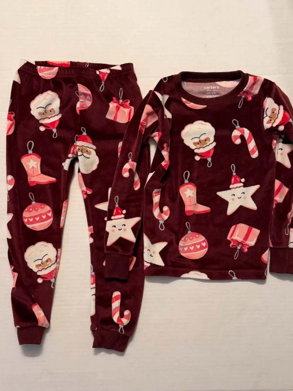 🎄Christmas In July🎄Carter’s ‘Child Of Mine’ Cowboy Christmas Pajama Set